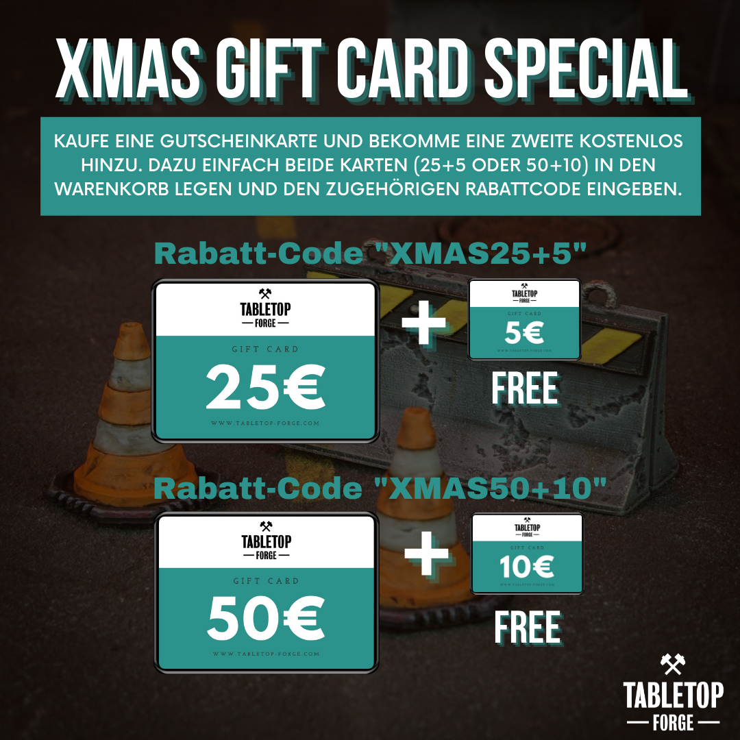 XMAS Gift Card Special bei Tabletop