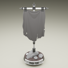 Lade das Bild in den Galerie-Viewer, Banner mit Namensschild