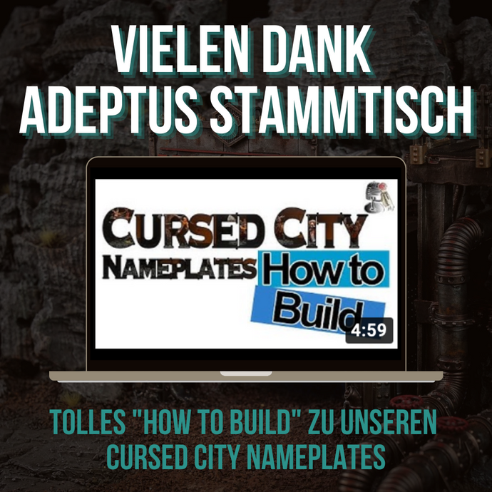 How to Build für unser Namenschilder-Bundles: Cursed City