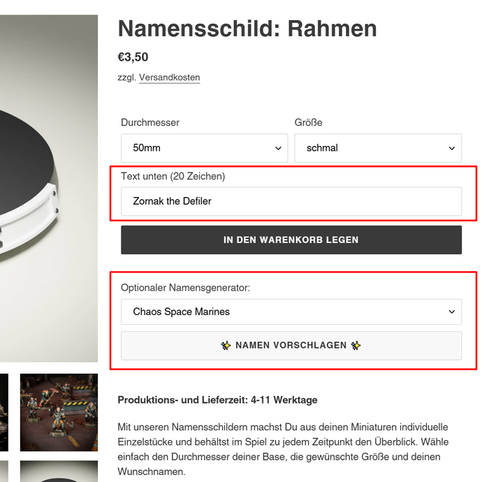 Jetzt neu: Namensgenerator!
